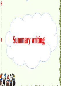 浙江新高考作文概要写作summary writing