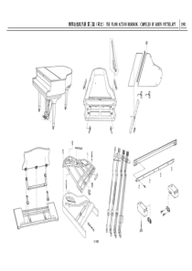 三角钢琴全结构图