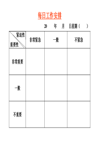 绩效考核表格