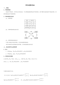 常用逻辑用语知识点总结