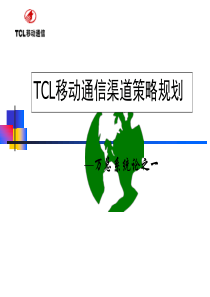 TCL近年期渠道策略规划