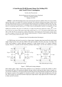 EE240 project_A Gain-Boosted 90-dB Dynamic Range F