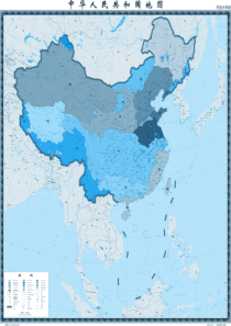 高清中国河流分布图