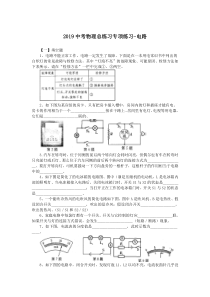 2019中考物理总练习专项练习-电路