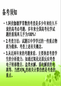 征服高考选择题-阿伏伽德罗常数的解题策略0