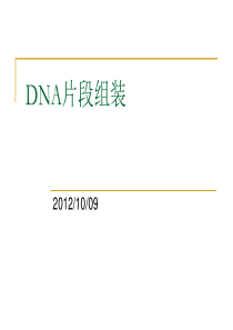 chap4_DNA片段组装