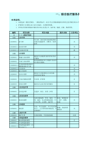 江苏省医疗服务收费标准