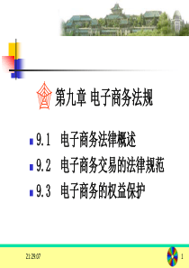 电子商务法律基础