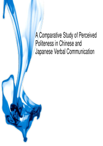 A Comparative Study of Perceived Politeness in Chi