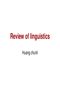 Reviewoflinguistics.x课件