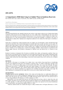 SPE-129976-MS-P-A Comprehensive EOR Study Using Lo