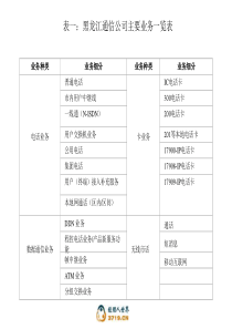 网通业务分析