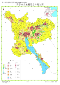 济宁市土地利用规划图(2006-2020)