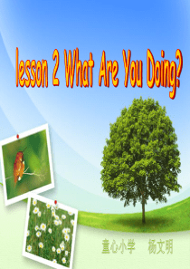 冀教版小学英语五年级下册Lesson2-what-are-you-doing