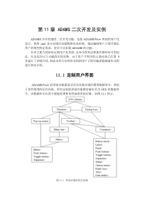 第11章ADAMS二次开发及实例-(陈立平)机械系统动力学分析及ADAMS应用