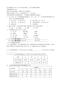 微粒半径大小比较