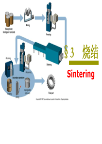 粉末冶金原理-烧结