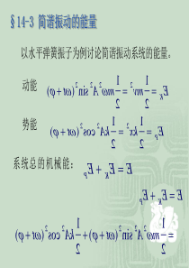 简谐振动的能量