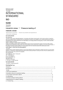 ISO5208-2008工业用阀门 金属阀门的压力试验