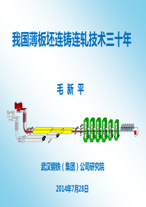 我国薄板坯连铸连轧技术三十年(武钢)