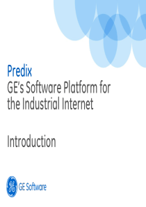 GE-Predix-工业大数据平台介绍