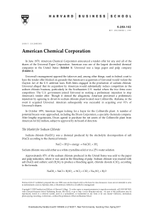 Harvard-Business--American-Chemical-Corporation