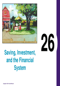 26saving-investment曼昆微观经济学课件