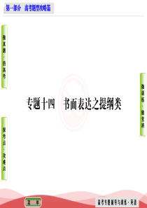 【导学教程】2017届高三英语二轮高考专题辅导与训练课件：高考题型之7 书面表达(14)