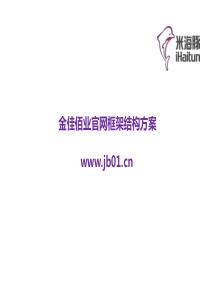 企业官方网站整体架构方案