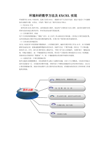 环境科研数学方法及EXCEL实现