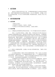 通信工程专业毕业实习报告