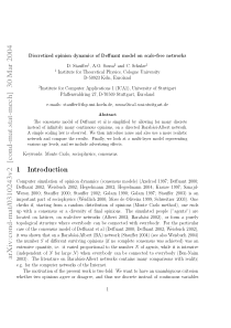 Discretized opinion dynamics of Deffuant on scale-