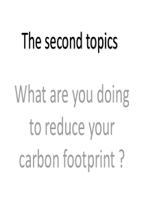 Carbon footprint