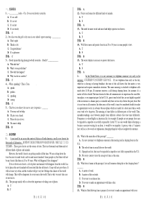 2014年9月份电大远程网络教育大学英语B统考题库试卷9