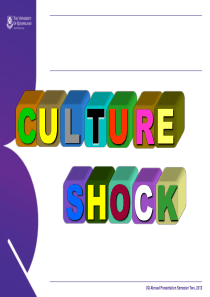 culture shock  文化差异