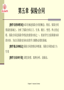 广东金融学院保险学原理5保险合同