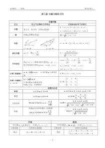 高数下册(同济六版)复习资料