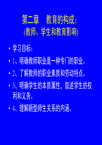 第二章    教育的构成要素