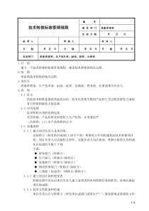 技术转移标准管理规程