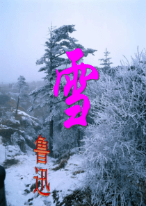 19鲁迅_《雪》课件2