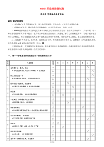 MBTI职业性格测试(最佳全套版)全