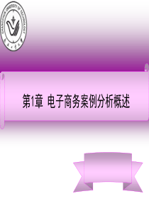 第1章电子商务案例分析概述新