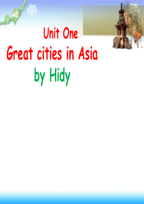 六年级下册英语-Unit-1-Great-cities-in-Asia