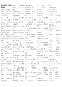 成人高等教育学士学位英语考试单词