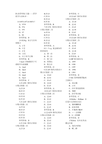 执业药师练习题――药学药学专业的知识一