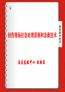 创伤现场应急处理原则和急救技术