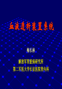 血液透析装置系统