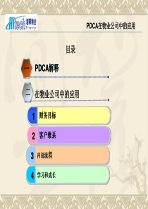 PDCA物业公司的应用PPT