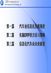 推行汽车企业信息化建设（PPT 31页）