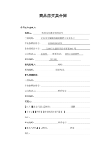 白金海岸商品房买卖合同(doc 13页)